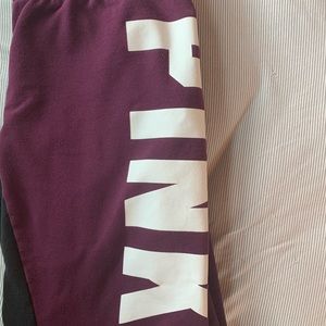 PINK SWEATPANT CAPRIS